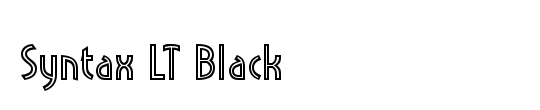 Syntax LT Black