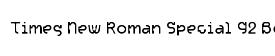 TR Times New Roman