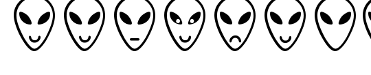 Alien faces St
