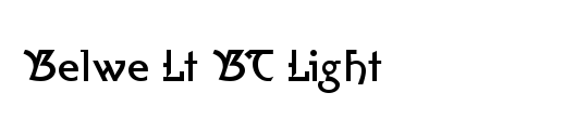 Belwe LT Condensed