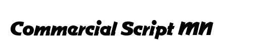 Commercial Script LET