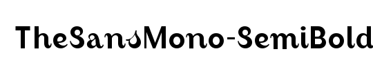 The Sans Mono-