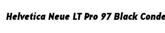 Helvetica Neue LT Pro