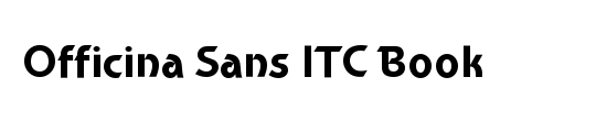 ITC Officina Sans