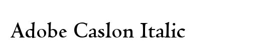 ACaslon Regular