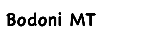 Bodoni MT Std