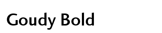Goudy MT Extra Bold