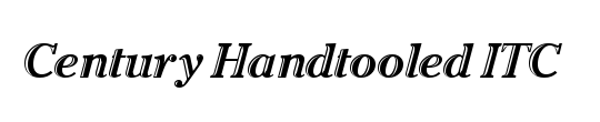 Century Handtooled ITC OS