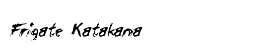 Frigate Katakana - Cond