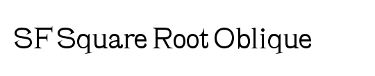 SF Square Root Shaded