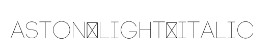 Aston-Light-Italic