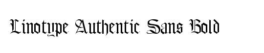 LTAuthenticSans Italic