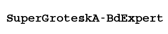 SuperGroteskA