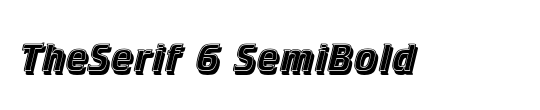 The Serif Semi Bold-