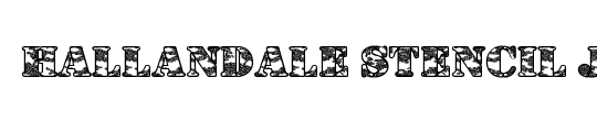 Hallandale Text Bold Italic JL