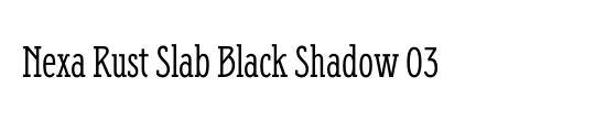 Nexa Slab Black Italic