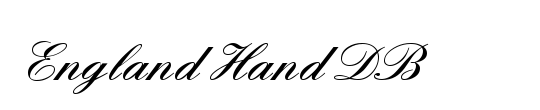 England Signature