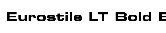 Eurostile LT Condensed