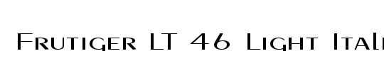 Frutiger LT Std