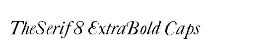 The Serif Extra Bold-