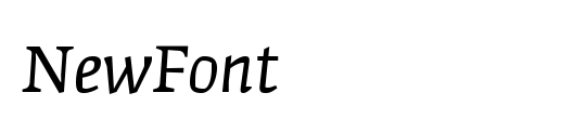 NewFont