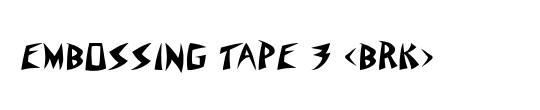 DJB Sticky Tape Labels Spaced