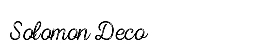 Solomon Light Deco