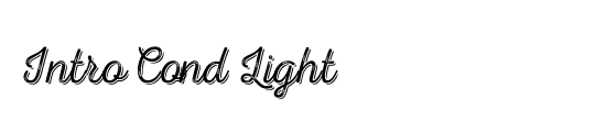 Intro Light Italic