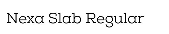 Nexa Slab Book Italic