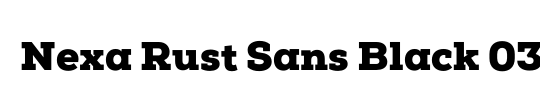 Nexa Rust Sans