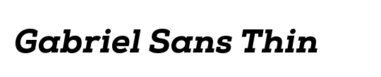 Gabriel Sans Bold