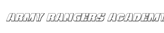 Army Rangers Chrome Italic