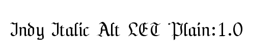 Mekanik Italic