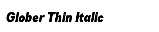 Uni Sans Thin Italic