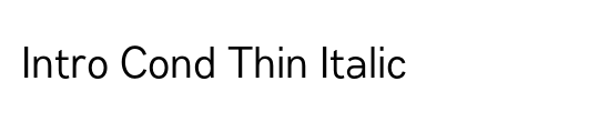 Intro Thin