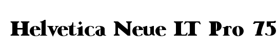 Neue Helvetica BQ