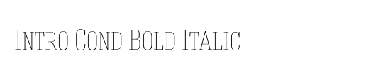 Intro Light Italic