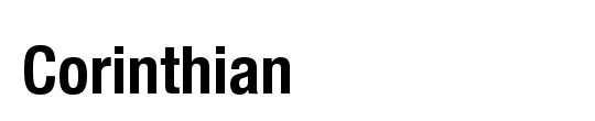 Corinthian Bold Condensed