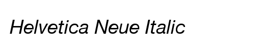 Helvetica Neue