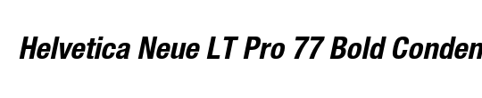 Helvetica Neue LT Pro