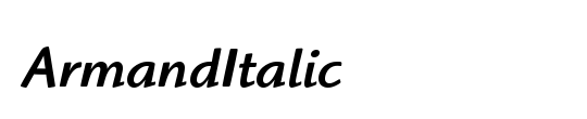 ArmandItalic