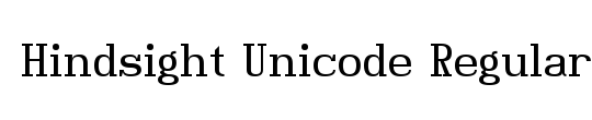 Hindsight Unicode