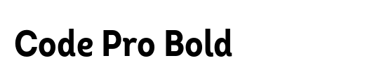 Code Pro Bold