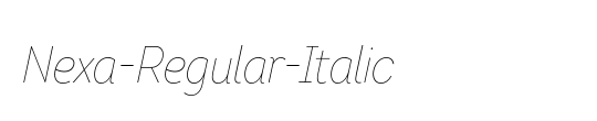 Nexa-Heavy-Italic