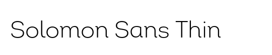 Solomon Sans Normal