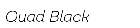 Quad Black