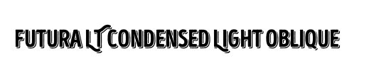 Futura LT CondensedLight