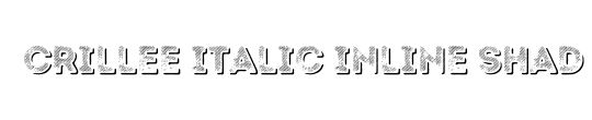Crillee Bold Italic