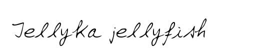 Jellyka BeesAntique Handwriting
