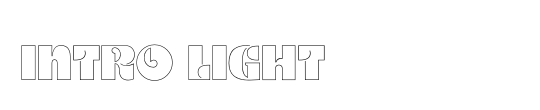 Intro Light Italic